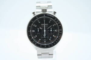 【希少 美品 保証付 動作確認済】SEIKO Bullhead Quartz Chronograph 7T92-0NR0 Black Dial Mens セイコー ツノクロノグラフ クォーツ#T390