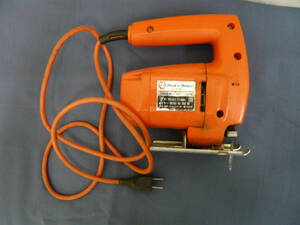 (M41619)Black&Decker ブラックアンドデッカー ジグソー 7504-03/04 動作確認済 電動工具 大工 建築 工具用品 電気のこぎり