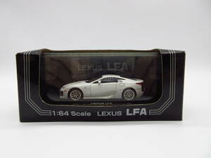 1/64 京商　レクサス LEXUS LFA 徳間書店 ミニカー　ホワイト