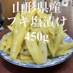 山形県産 フキ 塩漬け 450g  塩蔵　山ふき　蕗　山菜　野菜