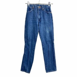 Wrangler カウボーイ ロングパンツ W26 ラングラー レディース ブルー コットン USA製 古着卸 アメリカ仕入 2311-1419