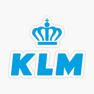 レトロステッカー　KLM Airlines