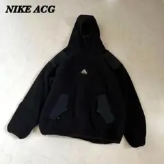 【希少XL】USA製 90s NIKE ACG バラクラバ 忍者フリース 黒