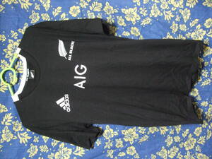 ラグビー＆All Blacks ファンへ！★アディダス adidas オールブラックスコットンTシャツ　CW3135 ★O★新品！