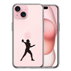 iPhone15Plus ケース クリア クォーターバック スマホケース 側面ソフト 背面ハード ハイブリッド