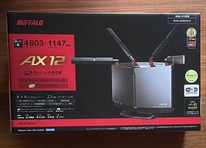 バッファロー AirStation WXR-5950AX12 チタニウムグレー 中古 箱・説明書付き