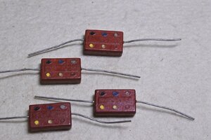 米国　EL-MENCO　0.0068UF（ 6800PF）/400V Mica Capacitor　マイカコンデンサ　4個セット　まとめて発送可能