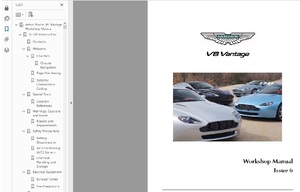アストンマーティン ヴァンテージ（2005-2016） ワークショップ&配線図 整備書