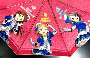 ラブライブ!サンシャイン!! 折りたたみ傘 高海千歌＆渡辺曜＆黒澤ダイヤ 美少女 2年生 痛傘 グッズ