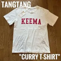 TANG TANG 文字Tee 白 S カレー