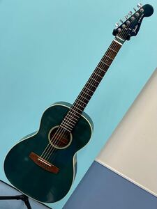 Fender Japan フェンダー ジャパン CATALINA カタリナ YC-38H BLUE ディープグリーン ミディアムスケール パーラーサイズ 中古 日本製 レア