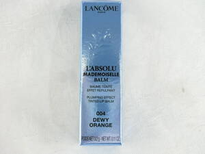 【未使用】 LANCOME ランコム ラプソリュ マドモワゼル バーム 口紅 004 DEWY ORANGE オレンジ