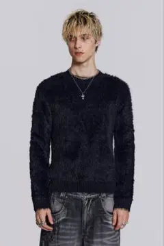 Jaded London Black ominous knit