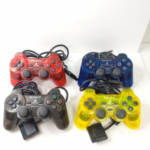 PS2 コントローラー　デュアルショック2 極美品　4色　セット　純正　ソニー