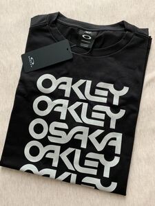 新品タグ付 オークリー orkly 大阪限定 Tシャツ ユニセックス S ご当地限定 半袖 ブラック ゴルフ 野球 フィッシング トレーニング