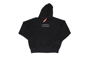 SUPREME INSIDE OUT BOX LOGO HOODED BLACK SIZE S