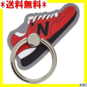 new balance スマホリング new bal ォン ブランド iphone 落下防止 スタンド レッド 56