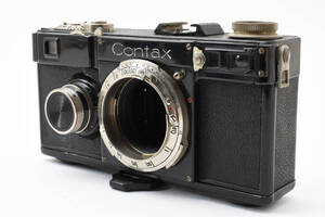 【人気のブラックコンタックス】　ZEISS IKON CONTAX I型 レンジファインダー カメラ 現状品 同梱可能 １円#9614