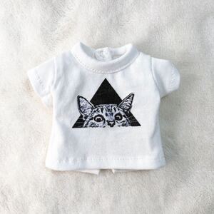 【1/6ドールサイズ】猫プリントTシャツ　ディーラー製