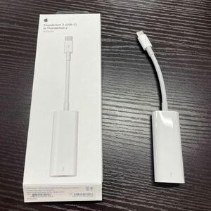 Apple 純正 Thunderbolt 3 (USB-C) to Thunderbolt 2 アダプタ 2