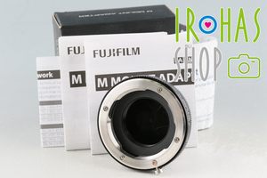 Fujifilm M Mount Adapter With Box #56763L8