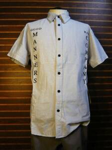 G.P.P.R　Bad Company S/S Oxfordシャツ　Mサイズ