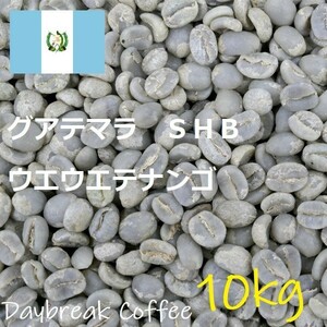 コーヒー生豆　グアテマラSHBウエウエテナンゴ　10kｇ　送料無料　グリーンビーンズ