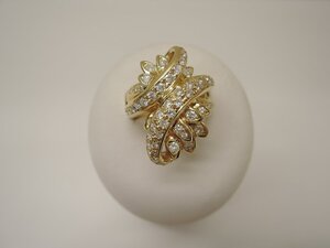 【新品仕上げ済】 K18 ダイア1.01ct 指輪 リング #9号 ジュエリー ダイヤ ゴールド アクセサリー ランクA Diamond NBJ