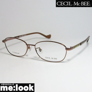 CECIL McBEE セシルマクビー 訳あり　 レディース 眼鏡 メガネ フレーム CMF3040-2-52 度付可 ブラウン