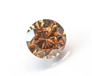 【100円～】0.308ct 天然ダイヤ Fancy Deep Brown (ナチュラルカラー) I1