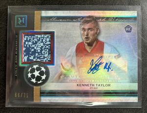 RC ルーキー auto jersey topps museum collection kenneth taylor ajax サイン ジャージ アヤックス