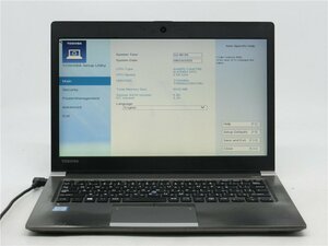 中古ノートパソコンノートPC　TOSHIBA　R63/A　Core i5　6300U　メモリ8GB　SSD128GB　 ジャンク品　送料無料　