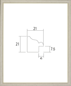 デッサン用額縁 UVカットアクリル付 8229 大全紙 ホワイト