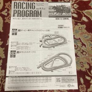 JRAレーシングプログラム2023.4.1(土)ダービー卿チャレンジトロフィー(GⅢ)、ポラリスステークス