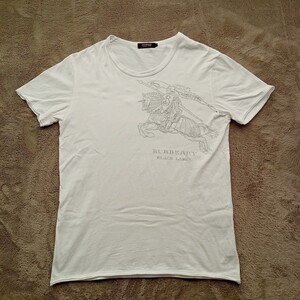 半袖 バーバリーブラックレーベル BURBERRY BLACK LABEL Ｔシャツ サイズ2 日本製