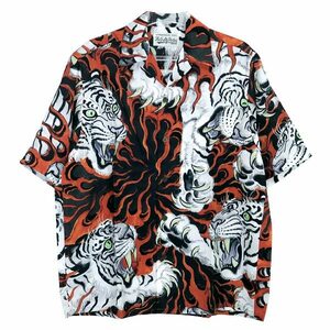 WACKO MARIA ワコマリア x TIM LEHI ティム リーハイ S/S HAWAIIAN SHIRT 23SS-WMS-HI06 ハワイアン シャツ レッド 半袖 アロハシャツ