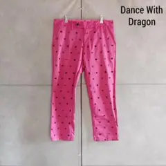 Dance With Dragon 刺繍　総柄 スラックスパンツ  X4211