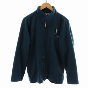 ラコステ LACOSTE シュミーズ CHEMESE ヴィンテージ ハイネック フリース ジャケット フルジップ 青 ブルー SH027L ■GY18 /MQ メンズ