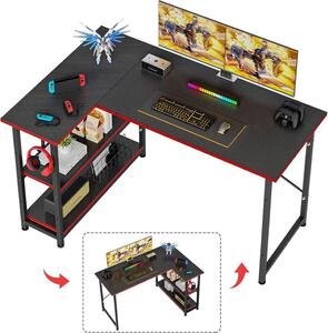 ゲーミングデスク L字デスク 幅107cm