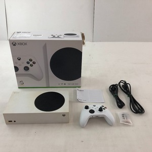 02w03508★1円~ Microsoft XBOX SERIES-S 512GB SSD 本体 ケーブル類 コントローラー【ジャンク品】