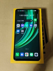 【1円スタート中古ほぼ新品】oppo realme 13 5g SIMフリー グローバル版 グリーン RAM12GB ROM256GB microsd利用可 demensity6300搭載