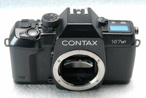 （綺麗）CONTAX コンタックス 高級一眼レフカメラ167MTボディ 希少な作動品（腐食なし）　　