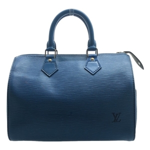 ルイヴィトン LOUIS VUITTON ハンドバッグ M43015 スピーディ25 レザー（LVロゴの刻印入り） トレドブルー VI0970 バッグ エピ