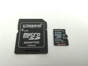 《送料無料》キングストン microSDカード Class 10 64GB UHS-I 【Nintendo Switch 動作確認済】 アダプタ付 Canvas Select SDCS/64GB