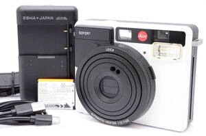 美品 Leica ライカ Sofort ゾフォート ポラロイド フィルムカメラ ホワイト 