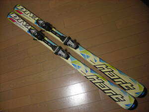 カービングスキー板★板/Hart DIVA D2.2 ROCKER 159cm・ビンディング/TYROLIA LRX9.0　調整ビン★USED