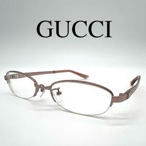 GUCCI グッチ メガネ 度入り GG-9620J ハーフリム ケース付き