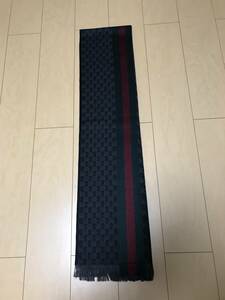 GUCCI グッチ マフラー スカーフ シェリー 美品