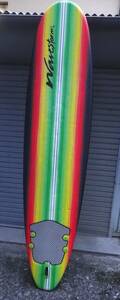 ■大阪市手渡し可能■244cm x 58cm ロングボード サーフボード WAVESTORM 8ft 8フィート SURFBOARD フィン ウェーブストーム 波 サーフィン