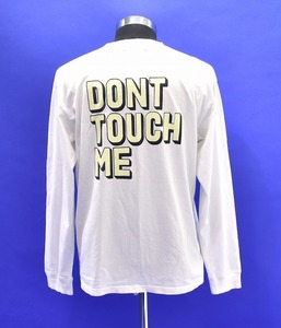 UNDERCOVER（アンダーカバー）UC1B4892-1 LS TEE DONT TOUCH ME プリント クルーネック 長袖 Tシャツ Logo ロゴ ロンTee Tシャツ WHITE3